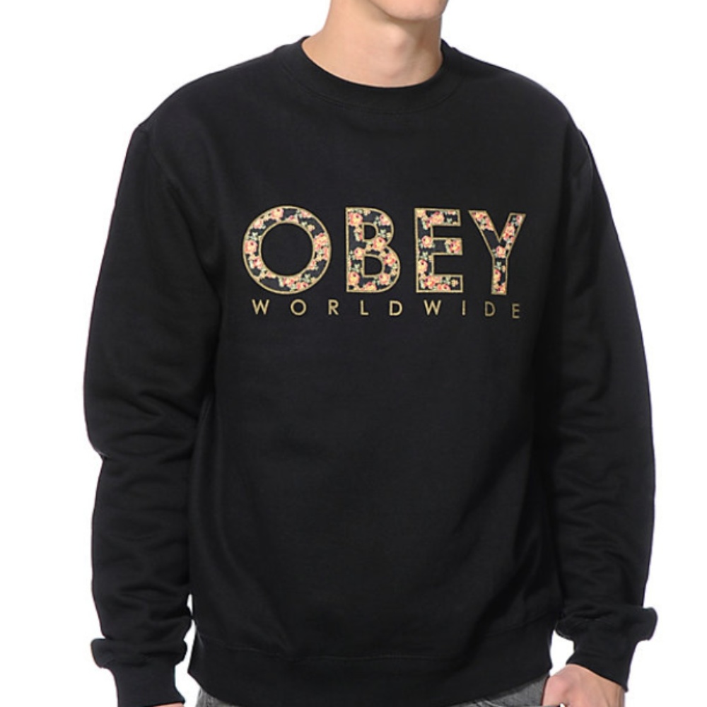 Obey Floral Crewneck